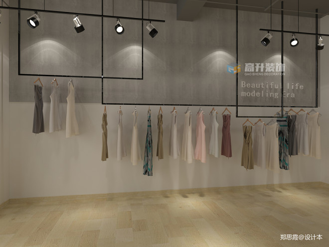 工業(yè)風(fēng)服裝展廳--鐵血vs柔情